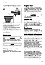 Preview for 13 page of Flex LW 1503 Instruction Manual