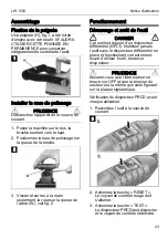 Preview for 23 page of Flex LW 1503 Instruction Manual