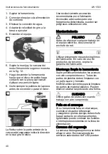 Preview for 40 page of Flex LW 1503 Instruction Manual