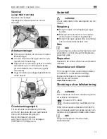 Preview for 71 page of Flex MXE 1100 Original Operating Instructions