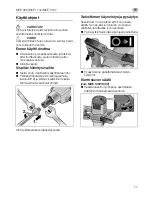 Preview for 77 page of Flex MXE 1100 Original Operating Instructions