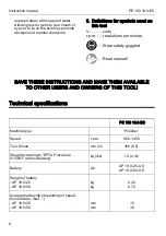 Preview for 8 page of Flex PE 150 18.0-EC Instruction Manual