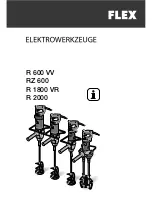 Предварительный просмотр 1 страницы Flex R 1800 VR Original Operating Instructions