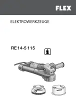 Flex RE 14-5 115 Original Operating Instructions preview