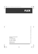 Preview for 166 page of Flex RS 11-28 Operating Instructions Manual