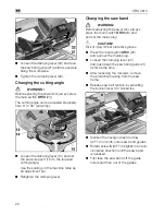 Предварительный просмотр 20 страницы Flex SBG 4910 Original Operating Instructions