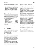 Предварительный просмотр 27 страницы Flex SBG 4910 Original Operating Instructions