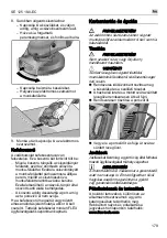 Preview for 179 page of Flex SE 125 18.0-EC Original Operating Instructions