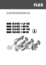 Flex TRINOXFLEX BME 18.0-EC + BF 140 Original Operating Instructions preview