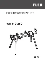 Preview for 1 page of Flex WB 110-260 Manual