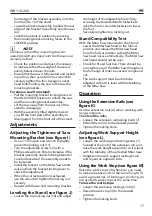 Preview for 17 page of Flex WB 110-260 Manual