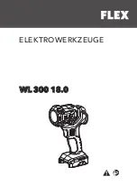 Flex WL 300 18.0 Manual preview