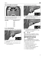 Preview for 77 page of Flex WSE 7 Operating Instructions Manual