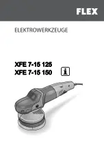 Flex XFE 7-15 125 Operating Instructions Manual preview