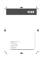 Предварительный просмотр 45 страницы Flex XS713 Operating Instructions Manual