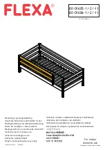 Предварительный просмотр 5 страницы Flexa 80-01101-1 Assembly Instructions And Directions For Use