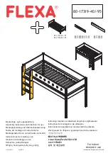 Предварительный просмотр 1 страницы Flexa 80-17319-40 Assembly Instructions And Directions For Use