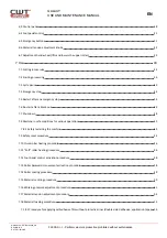 Preview for 5 page of Flexa CWT GALAXY Use And Maintenance Manual