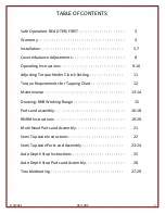 Preview for 2 page of FlexArm FLEXARM RNR Installation & Operation Manual