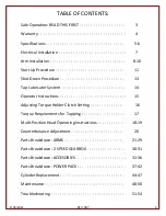 Preview for 2 page of FlexArm GH-24 Installation & Operation Manual