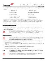 Preview for 8 page of Flexaseal STYLE 60 Installation, Operation, Maintenance Manual