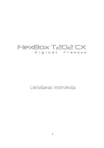 Preview for 2 page of FlexBox T202 CX Operation Manual