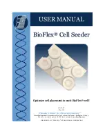 Preview for 1 page of flexcell BioFlex User Manual