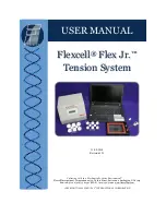 Предварительный просмотр 1 страницы flexcell Flex Jr. User Manual