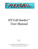 Preview for 1 page of flexcell HT Cell Seeder User Manual