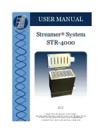 Preview for 1 page of flexcell Streamer System STR-4000 User Manual