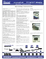 Preview for 5 page of flexcell sunslick 14 Watt Operating Instructions Manual