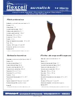 Preview for 11 page of flexcell sunslick 14 Watt Operating Instructions Manual