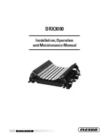 Предварительный просмотр 1 страницы Flexco DRX3000 Installation, Operation And Maintenance Manual