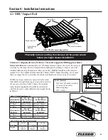 Предварительный просмотр 11 страницы Flexco DRX3000 Installation, Operation And Maintenance Manual