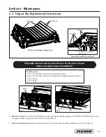 Предварительный просмотр 17 страницы Flexco DRX3000 Installation, Operation And Maintenance Manual