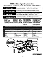 Flexco FSK2 Operating Instructions предпросмотр