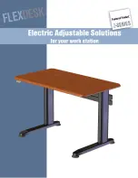 Flexdesk Z Series Assembly Instructions Manual предпросмотр