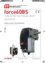 Preview for 1 page of FlexiForce force60BS Installation & Maintenance