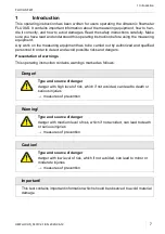 Preview for 7 page of Flexim FLUXUS F401 Operating Instruction