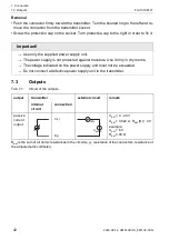 Preview for 42 page of Flexim FLUXUS F401 Operating Instruction