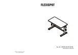 Flexispot HSD1B Installation Manual предпросмотр