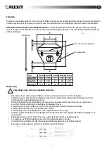 Предварительный просмотр 7 страницы Flexit EASY 100 User Manual