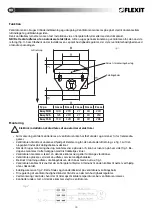 Предварительный просмотр 10 страницы Flexit EASY 100 User Manual