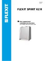 Flexit Spirit K2R User Manual And Installation Instructions preview