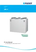 Flexit UNI 4 User Manual preview