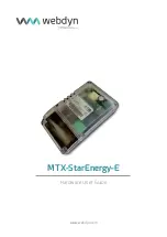 Flexitron webdyn MTX-StarEnergy-E Hardware User'S Manual preview