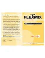 Flexmix FLEX ONE User Manual preview