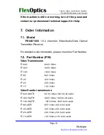 Preview for 16 page of FlexOptic FBVAD1000 Series User Manual