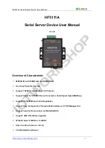 Flexport HF5111A User Manual предпросмотр