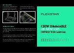 Предварительный просмотр 3 страницы FLEXSTAR 120W DIMMABLE Instruction Manual